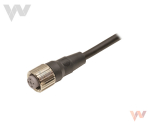 Kabel XS2F-M12PVC-4S5M kab. PVC 4-żyły, gn. 12mm 4-styki proste