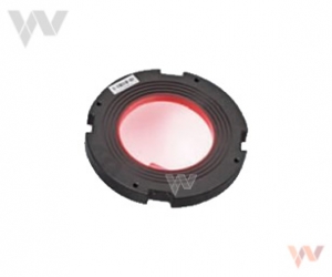 Oświetlenie kopułowe FLV-DD100R.1 śr. 114mm czerwone