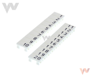 Etykieta XW5Z-S2.5LB-81-90 dla XW5_-S2.5_, numeracja: 81-90