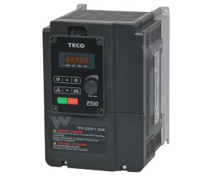 Falownik TECO E510 2,2kW 1x230V 10,5A IP20 z filtrem E510-203-H1F