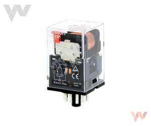 Przekaźnik MKS2PN-V AC230 DPST 10A gn. 8-pin. wsk. LED warystor