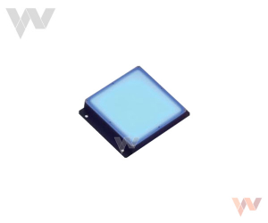 Oświetlenie bezpośrednie tylne FLV-DB10181B 101×81mm niebieskie