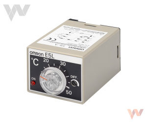 Regulator temperatury E5L-A 0-50°C 100-240VAC 35x45mm analogowy