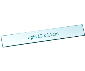 Tabliczka opisowa grawerowana 15 mm x 100 mm