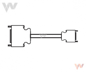 Kabel sterowania (wyjście otwartego kolektora dla 1 osi) XW2Z-100J-G13, 1m