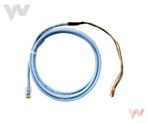 Kabel komunikacyjny S8BW-C02 2m do portu stykowego (RJ45/bez złącza x8P)