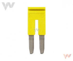 Zworka XW5S-S10-2, 10 mm², 2 bieguny, kolor żółty