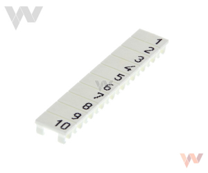 Etykieta XW5Z-S2.5LB-1-10 dla XW5_-S2.5_, numeracja: 1-10