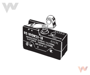 Wyłącznik krańcowy DZ-10GW22-1A 10A/250VAC 0.5mm k. dźwig. z. z rolk