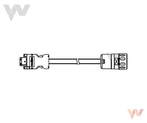 Kabel enkodera przyrostowego R88A-CRWA015-C-DE do SGMEV, 15m
