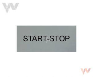 Etykietka do oprawy LPX AU100  "START-STOP" 8LM2TAGB232