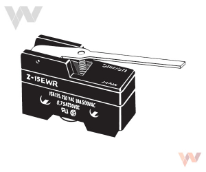 Wyłącznik krańcowy Z-15EWR 15A 1.8mm dźwig. zawiasowa (mały OF) + reset
