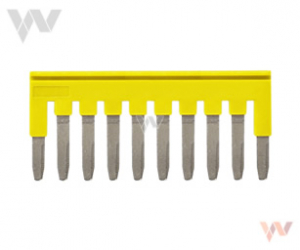 Zworka XW5S-S4.0-10, 4 mm², 10 bieguny, kolor żółty