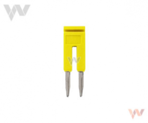 Zworka XW5S-P1.5-2YL, 1 mm², 2 bieguny, kolor żółty