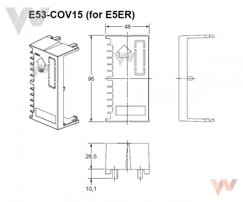 E53-COV15 - Wymiary