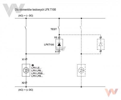 LPX T100 - schemat