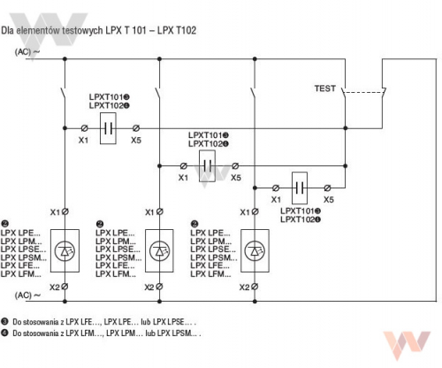  LPX T102 - schemat