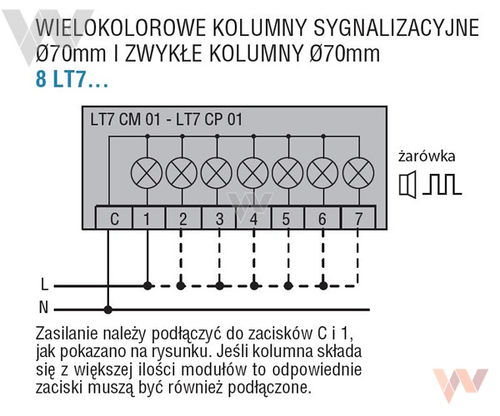 8 LT7 - schemat elektryczny