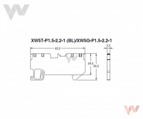 XW5_-P1.5-2.2-1 - Wymiary